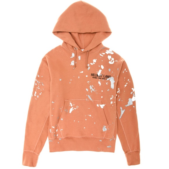 Helmet Lang Paint Splatter Hoodie - Picture 1 of 10